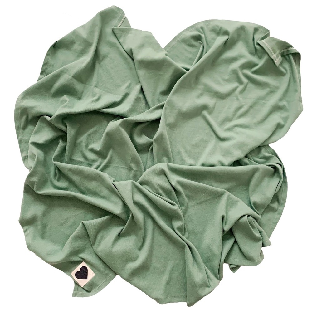 Spearmint Jersey Swaddle - Sage